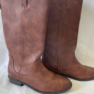 Target Brown Faux Leather Riding Boots